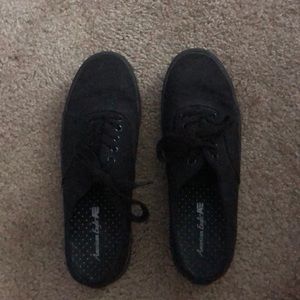 Black sneakers